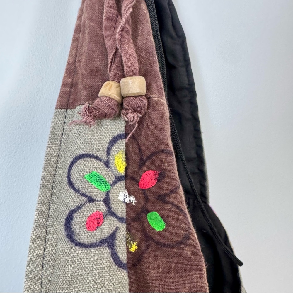 Boho Multicolor Patchwork Shoulder Bag - image 6